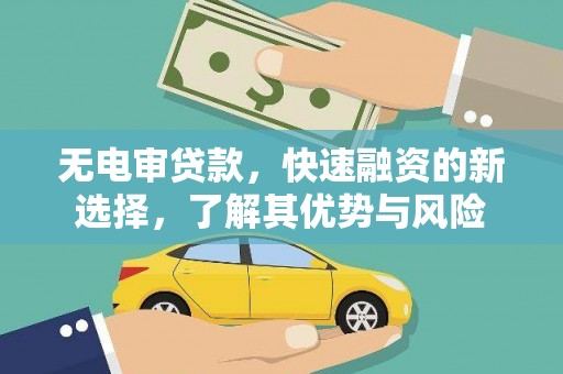柳南无电审贷款，快速融资的新选择，了解其优势与风险