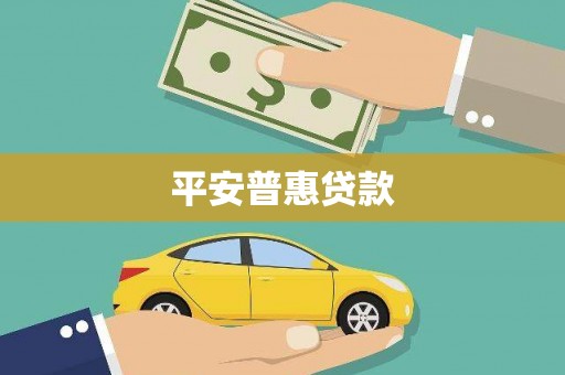 柳南平安普惠贷款