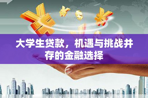 柳南大学生贷款，机遇与挑战并存的金融选择