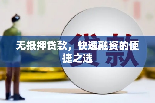 柳南无抵押贷款，快速融资的便捷之选