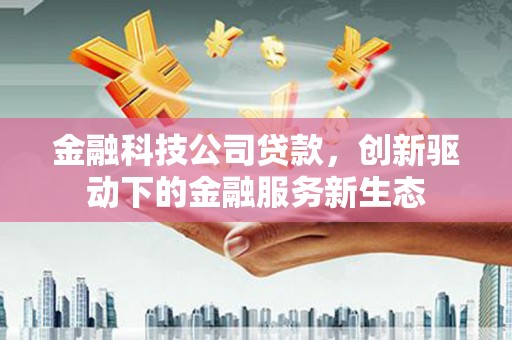 柳南金融科技公司贷款，创新驱动下的金融服务新生态