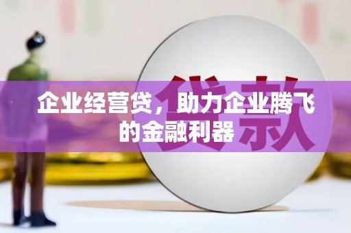 柳南企业经营贷，助力企业腾飞的金融利器