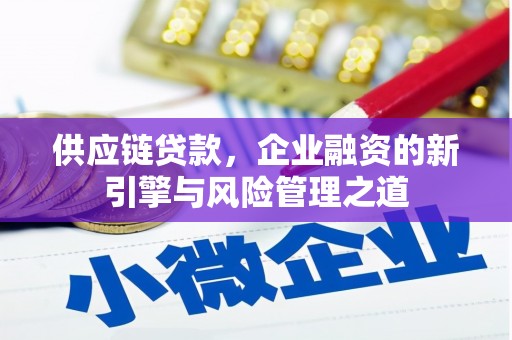 柳南供应链贷款，企业融资的新引擎与风险管理之道