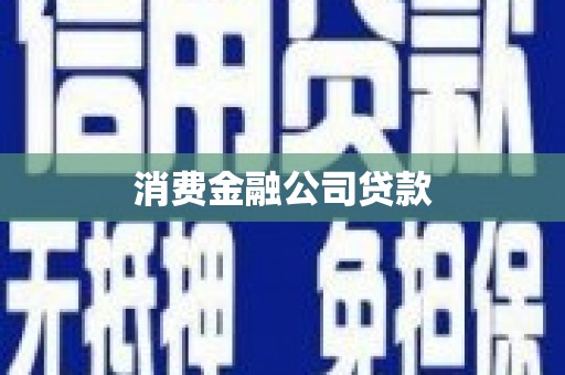 柳南消费金融公司贷款