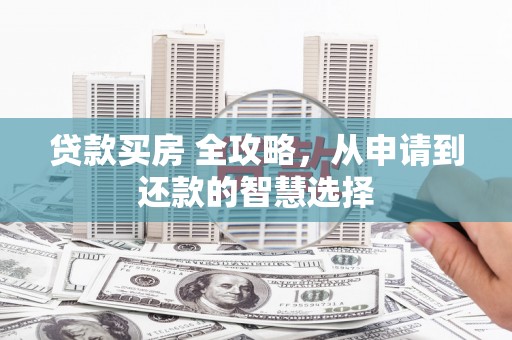 柳南贷款买房 全攻略，从申请到还款的智慧选择