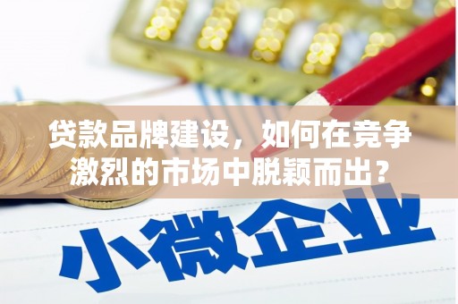 柳南贷款品牌建设，如何在竞争激烈的市场中脱颖而出？