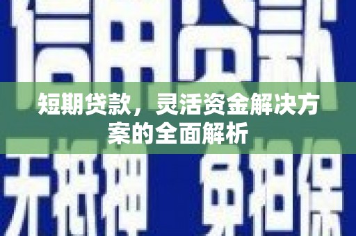 柳南短期贷款，灵活资金解决方案的全面解析
