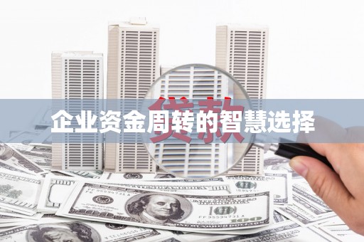 柳南企业资金周转的智慧选择