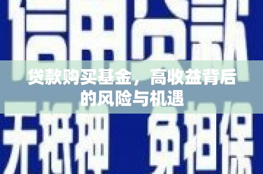 柳南贷款购买基金，高收益背后的风险与机遇