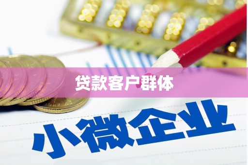 柳南贷款客户群体