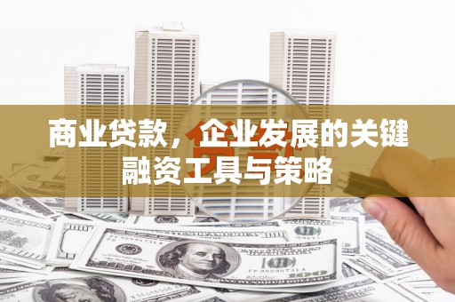 柳南商业贷款，企业发展的关键融资工具与策略