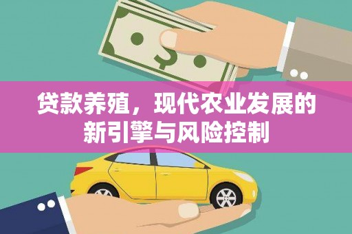 柳南贷款养殖，现代农业发展的新引擎与风险控制