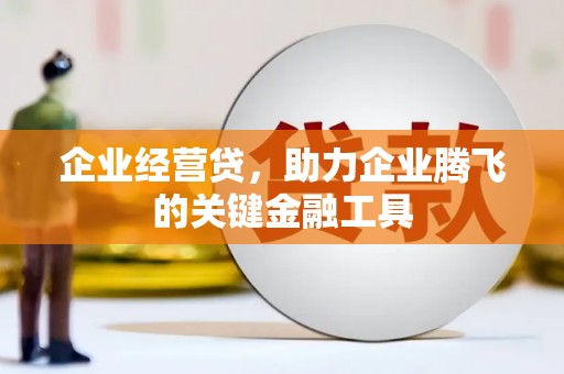 柳南企业经营贷，助力企业腾飞的关键金融工具
