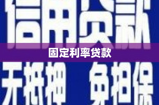 柳南固定利率贷款