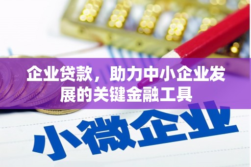 柳南企业贷款，助力中小企业发展的关键金融工具