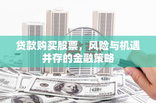 柳南贷款购买股票，风险与机遇并存的金融策略