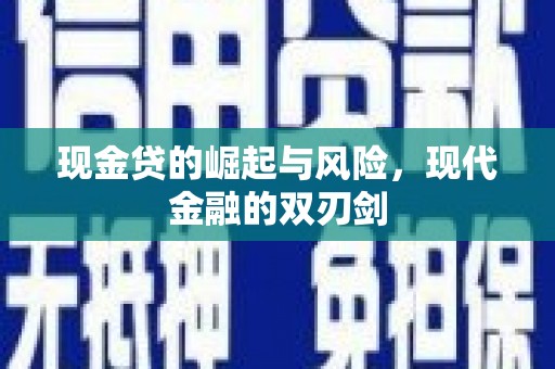 柳南现金贷的崛起与风险，现代金融的双刃剑
