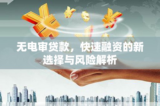 柳南无电审贷款，快速融资的新选择与风险解析