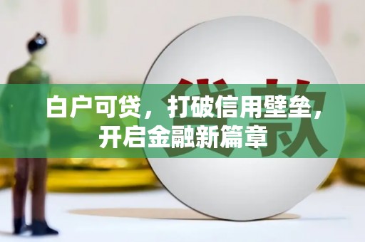 柳南白户可贷，打破信用壁垒，开启金融新篇章