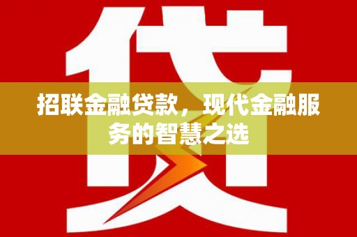 柳南招联金融贷款，现代金融服务的智慧之选