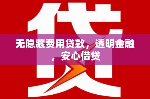 柳南无隐藏费用贷款，透明金融，安心借贷