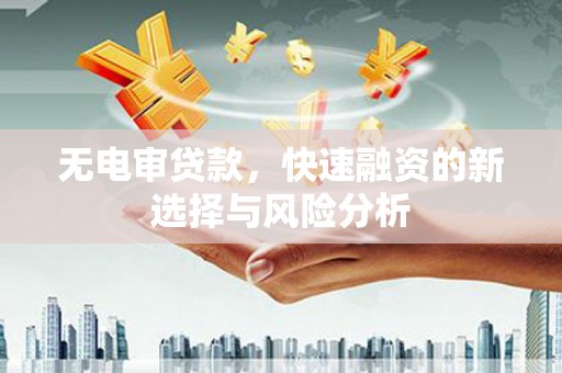 柳南无电审贷款，快速融资的新选择与风险分析