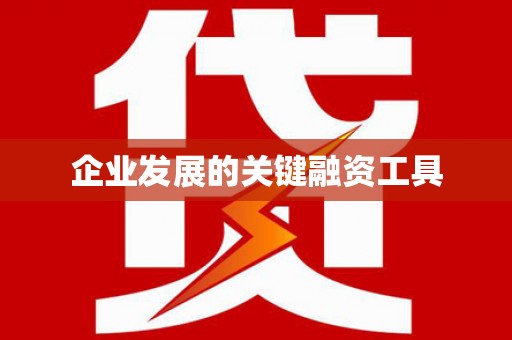柳南企业发展的关键融资工具