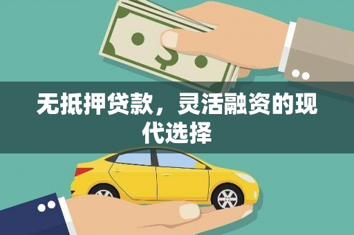 柳南无抵押贷款，灵活融资的现代选择