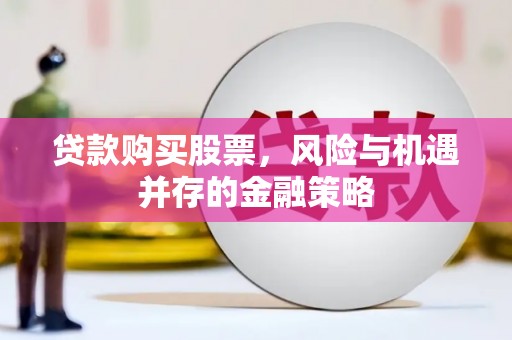 柳南贷款购买股票，风险与机遇并存的金融策略
