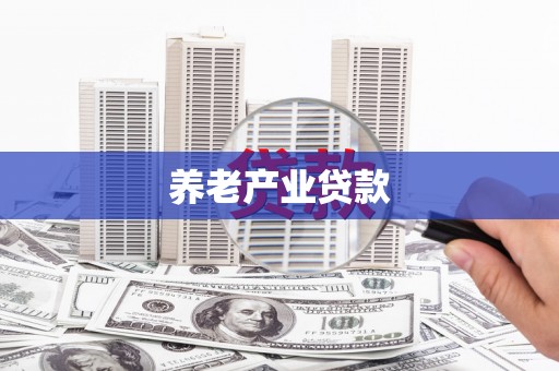 柳南养老产业贷款
