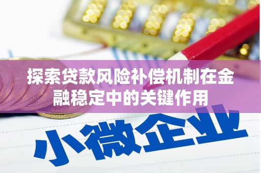 柳南探索贷款风险补偿机制在金融稳定中的关键作用