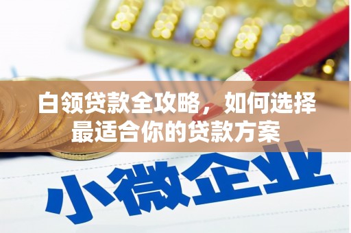 柳南白领贷款全攻略，如何选择最适合你的贷款方案